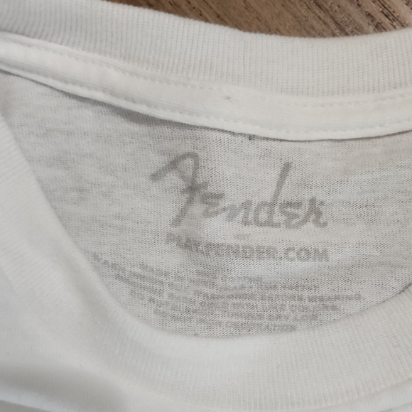 Fender Cropped Graphic Tee Eagle Stars Indie Sleaze Americana Size L - Picture 2 of 6